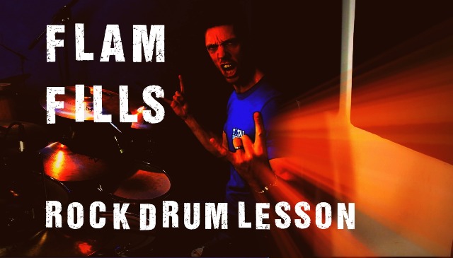 Flam Fills Drum Lesson | Rock Drum Fills
