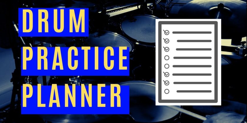 Drum Practice Planner