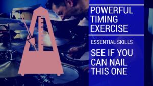 metronome challenge, timing exercise, how to play with metronome, click