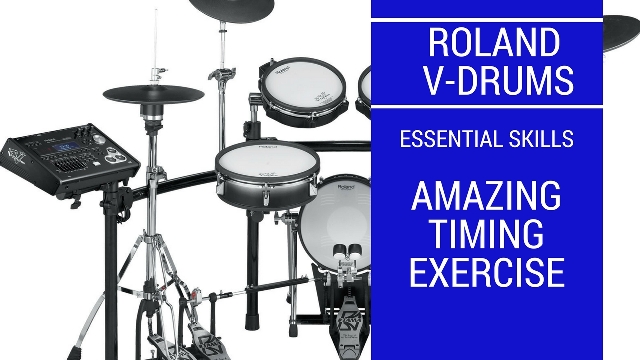 Roland drums timing exercise