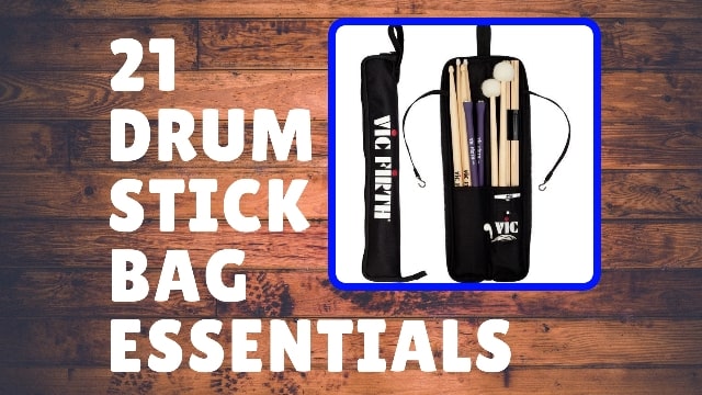 Essential Items for Drummers Stick Bag, stick bag essentials