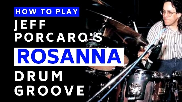 How to play Rosanna on the drums