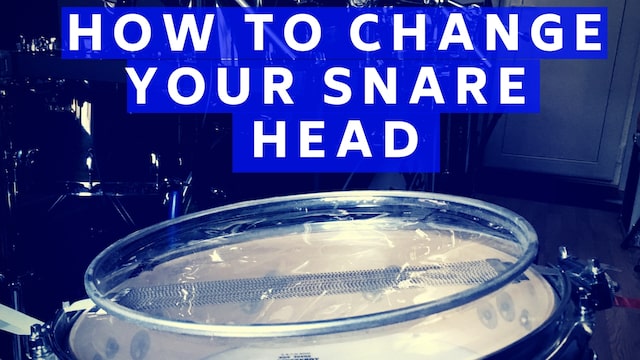 change a snare head, how to, snare drum, drum maintenance