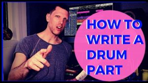 how to write a drum part, construct drum part, create drum part