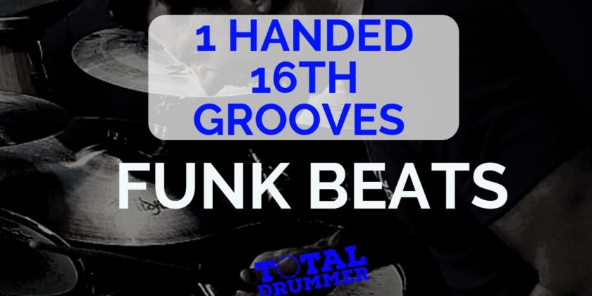 One Handed 16th Note Funk Grooves