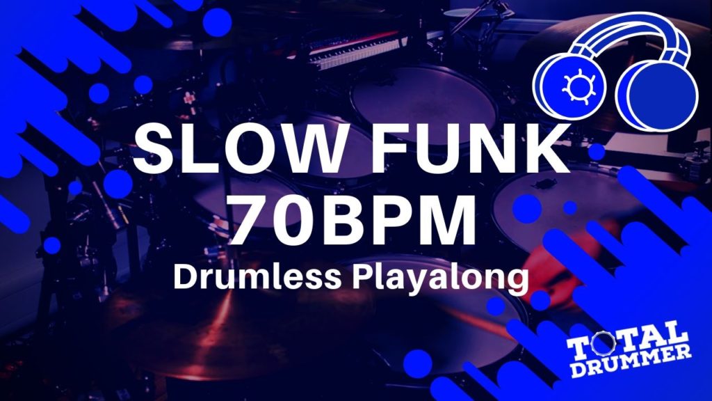 funk, Slow Funk Drumless Playalong Track 70bpm, drumless