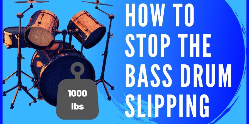 How to stop the bass drum slipping | Anchor the kick drum