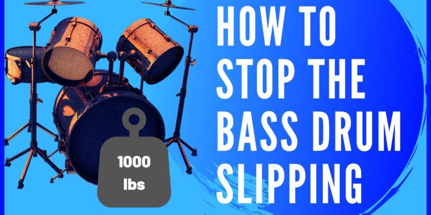 How to stop the bass drum slipping | Anchor the kick drum
