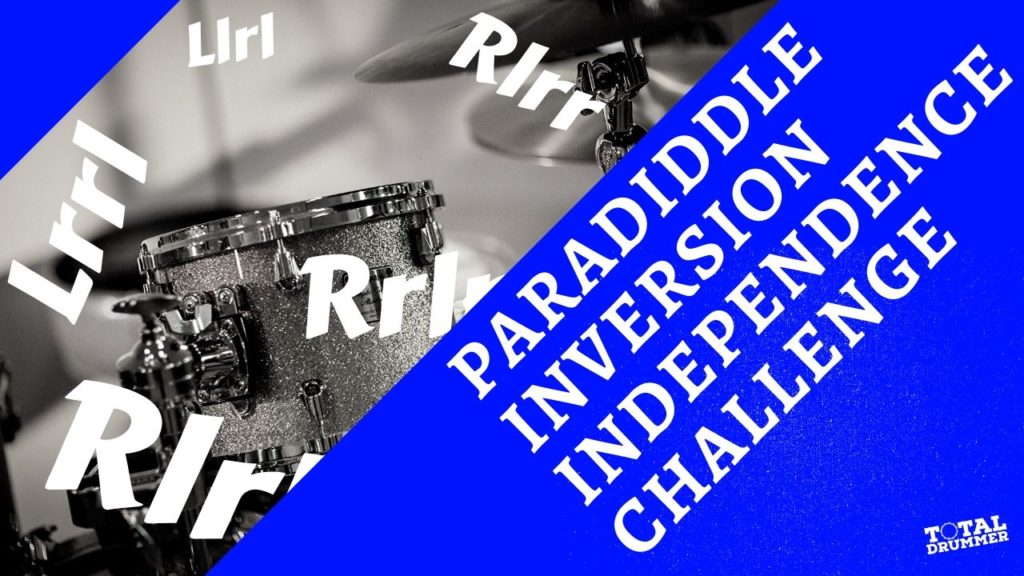 Paradiddle inversion independence challenge, rudiment, inverted paradiddle