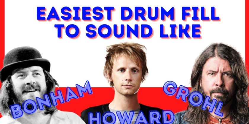 Easiest Drum Fill to Sound Like Bonham, Grohl, Howard