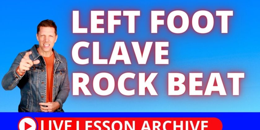 Left Foot Clave Rock Beat