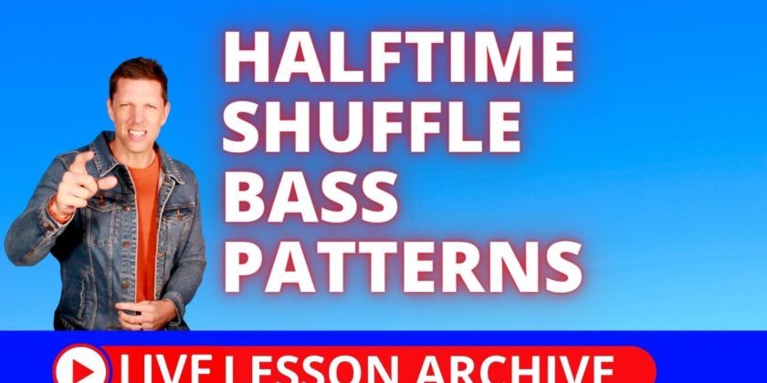 Half Time Shuffle Bass Drum Patterns
