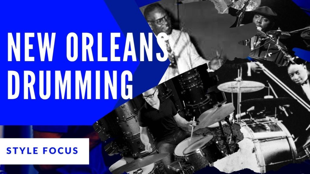 New Orleans Drum Beats, second line drumming