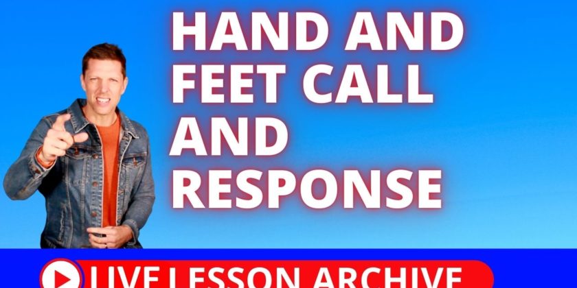 Hand and Foot Call and Response Drum Lesson