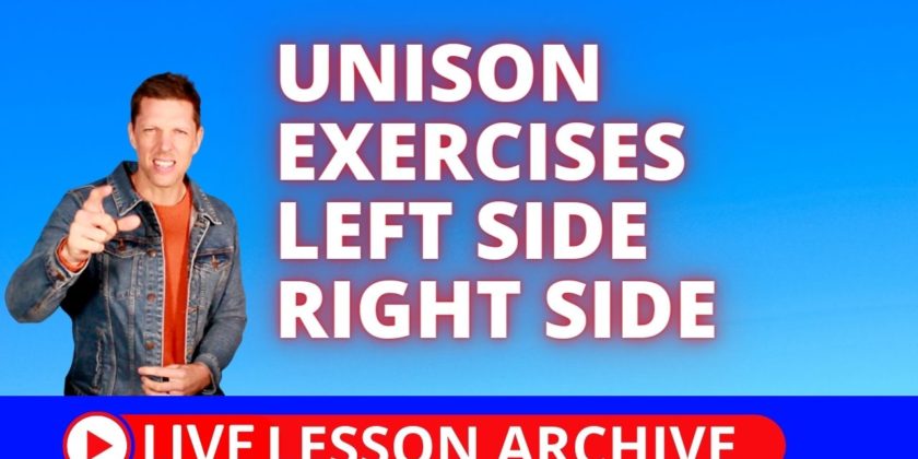 Unison Exercises Right Left Split