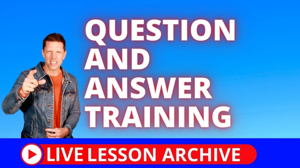 Question and answer, drummer ear training