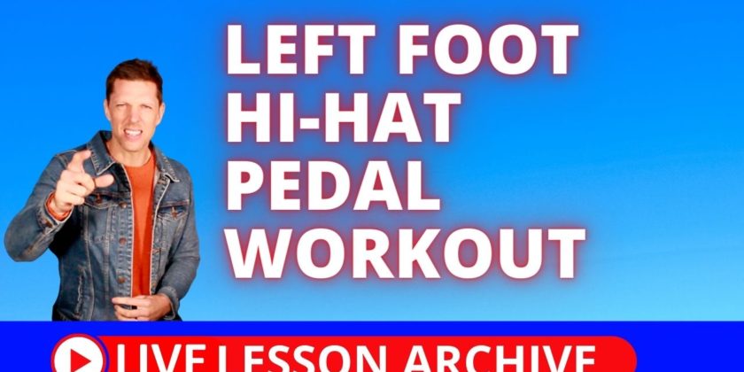 Left Foot Hi-hat Pedal Workout