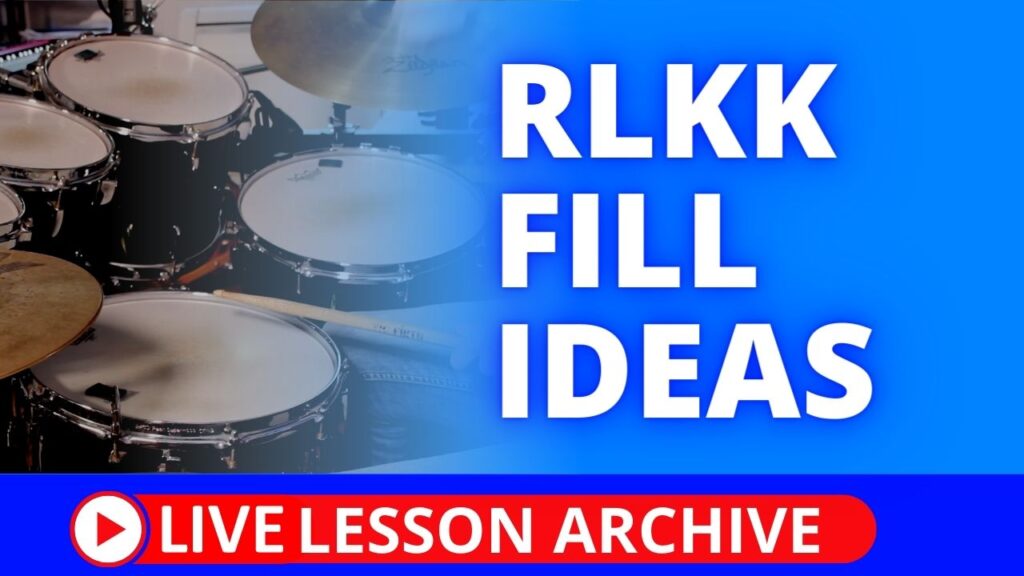 drum fill, drum lesson, easy drum fill