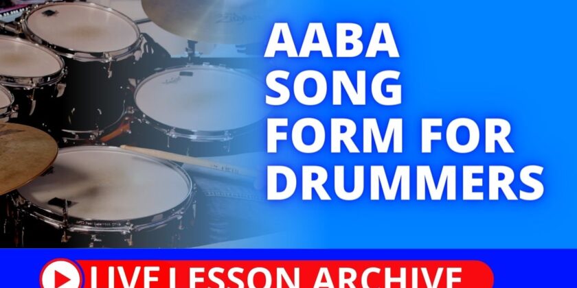 AABA Song Form For Drummers
