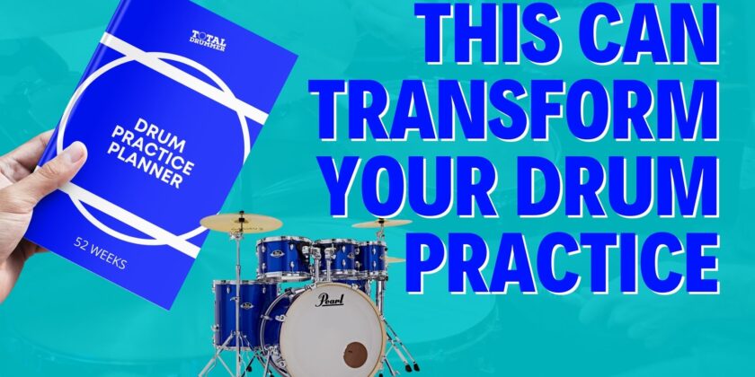 Drum Practice Planner Journal