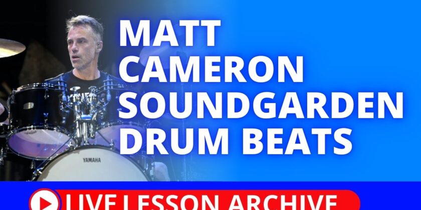 Matt Cameron Soundgarden Drum Beats