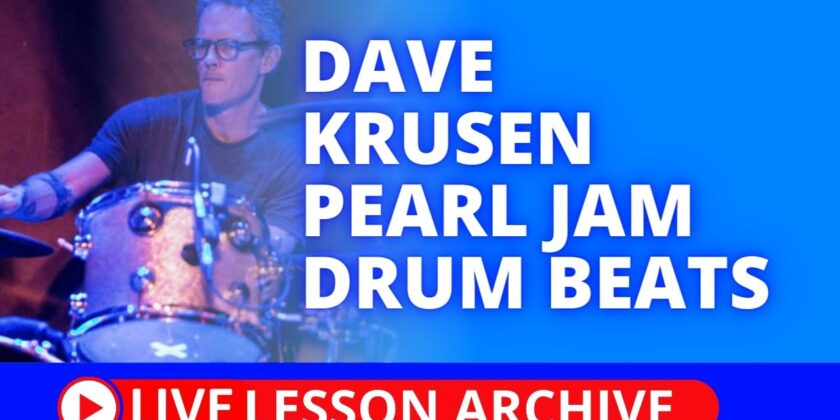 Dave Krusen Pearl Jam Drum Beats