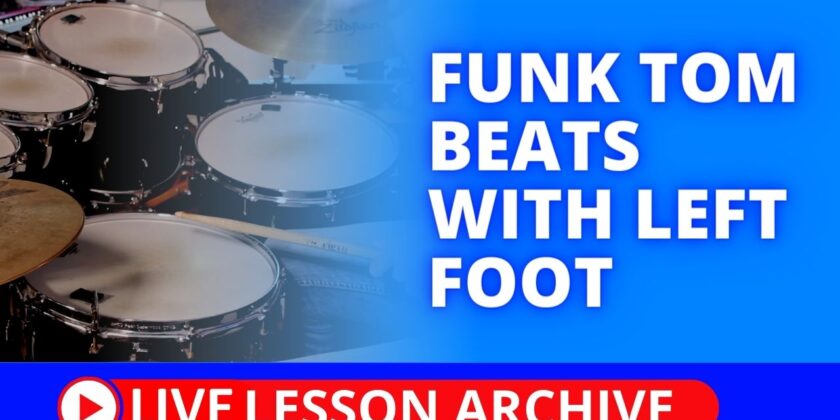 Funk Tom Beats With Left Foot