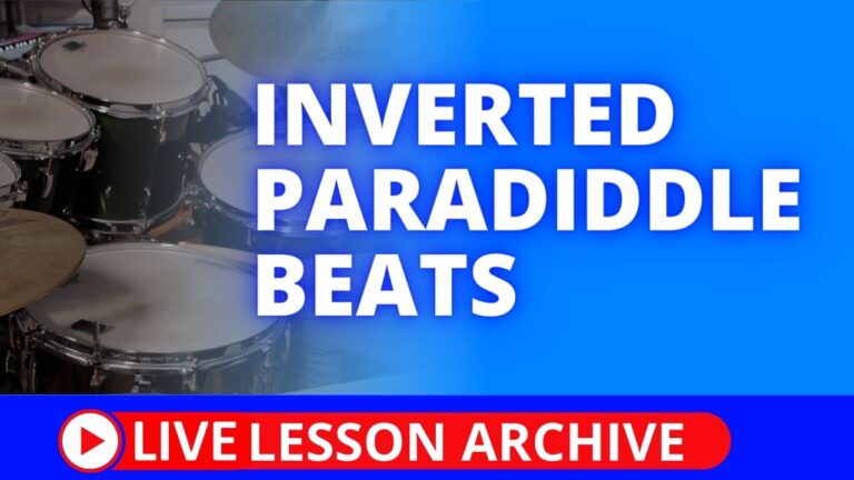 Inverted Paradiddle Beats | Total Drummer | Online Drum Lessons